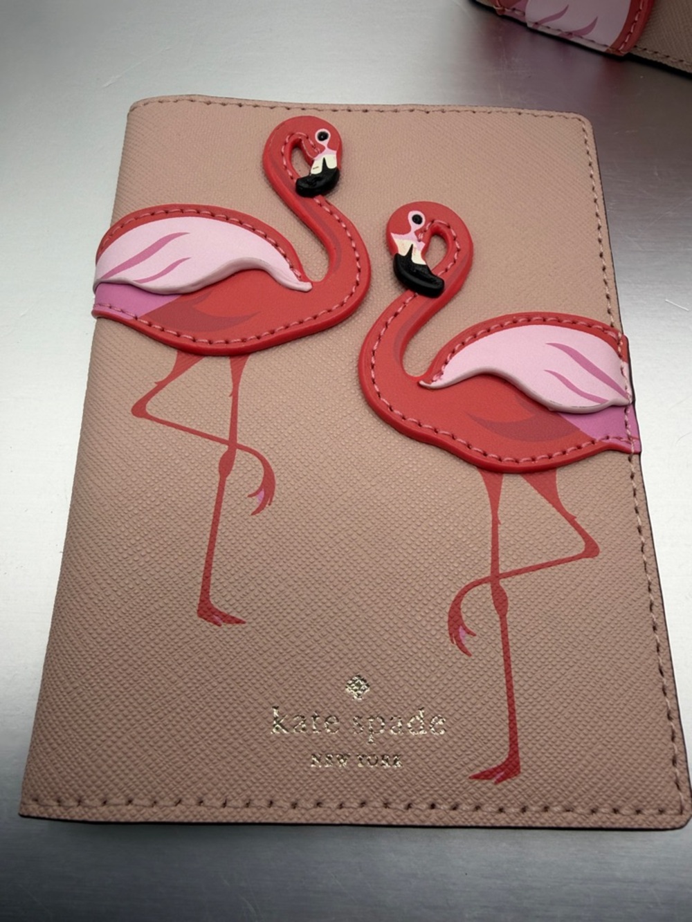 Kate Spade lot of two. Passport holder (new) and bifold wallet (like new) - Picture 6 of 11